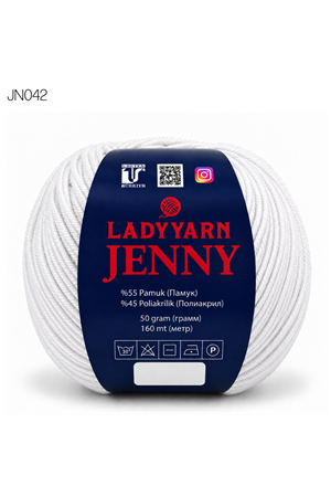 Lady Yarn Jenny %55 Pamuk Bebek ve Amigurumi İpi JN042