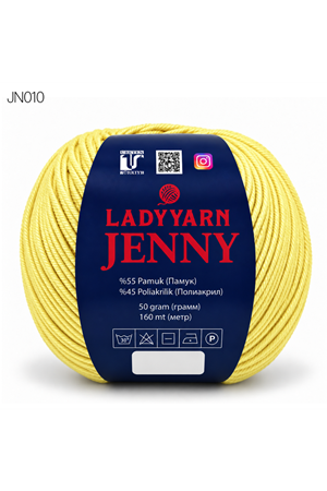 Lady Yarn Jenny %55 Pamuk Bebek ve Amigurumi İpi JN010