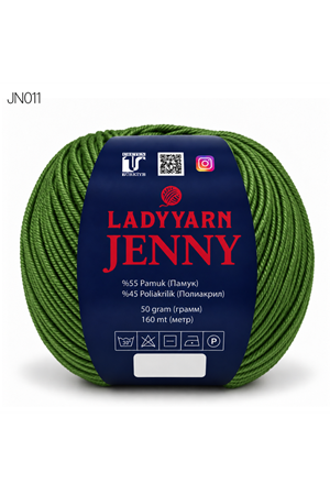 Lady Yarn Jenny %55 Pamuk Bebek ve Amigurumi İpi JN011