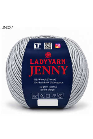 Lady Yarn Jenny %55 Pamuk Bebek ve Amigurumi İpi JN027