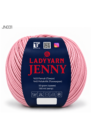 Lady Yarn Jenny %55 Pamuk Bebek ve Amigurumi İpi JN031