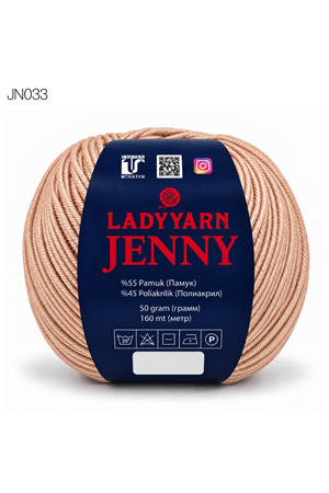 Lady Yarn Jenny %55 Pamuk Bebek ve Amigurumi İpi JN033