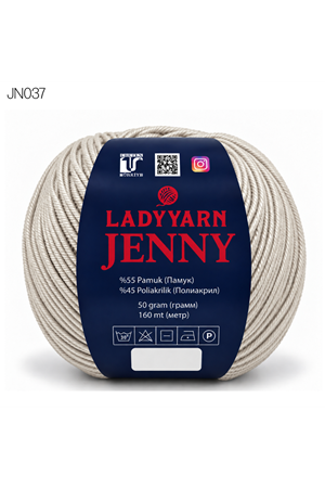Lady Yarn Jenny %55 Pamuk Bebek ve Amigurumi İpi JN037