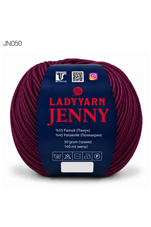 Lady Yarn Jenny %55 Pamuk Bebek ve Amigurumi İpi JN050
