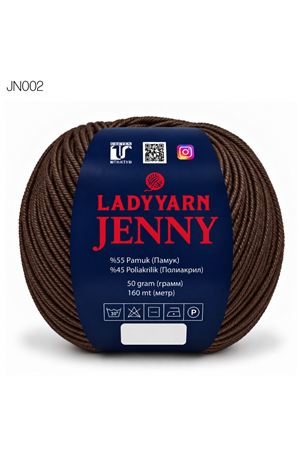 Lady Yarn Jenny %55 Pamuk Bebek ve Amigurumi İpi JN002