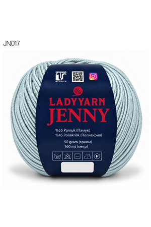 Lady Yarn Jenny %55 Pamuk Bebek ve Amigurumi İpi JN017