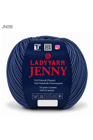 Lady Yarn Jenny %55 Pamuk Bebek ve Amigurumi İpi JN018