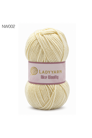 Lady Yarn Nice Woolly %25 Yünlü Hırka ve Bere İpi NW002