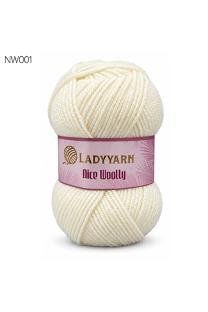 Lady Yarn Nice Woolly %25 Yünlü Hırka ve Bere İpi NW001