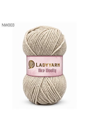 Lady Yarn Nice Woolly %25 Yünlü Hırka ve Bere İpi NW003