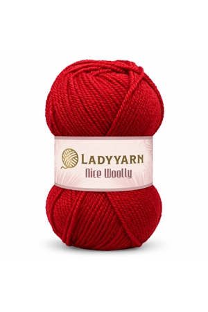 Lady Yarn Nice Woolly %25 Yünlü Hırka ve Bere İpi NW016