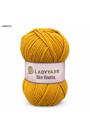 Lady Yarn Nice Woolly %25 Yünlü Hırka ve Bere İpi NW012