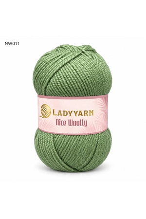 Lady Yarn Nice Woolly %25 Yünlü Hırka ve Bere İpi NW011