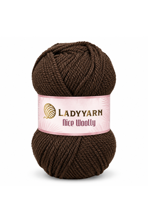 Lady Yarn Nice Woolly %25 Yünlü Hırka ve Bere İpi NW007