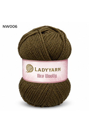 Lady Yarn Nice Woolly %25 Yünlü Hırka ve Bere İpi NW006