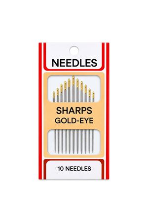 Sharps El Dikiş İğnesi Seti 10'lu Paket Altın Başlı