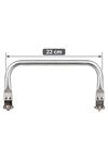 Gizli Burs Çanta Yapımı İçin Metal 22 cm 1 Adet
