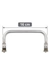 Gizli Burs Çanta Yapımı İçin Metal 16 cm 1 Adet